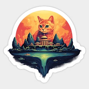 Cosmic Kitten Guardian Sticker